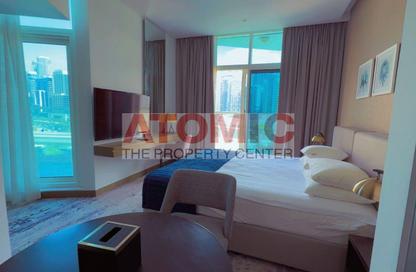 Apartment - Studio - 1 Bathroom for rent in Damac Maison Prive B - Damac Maison Prive - Business Bay - Dubai