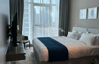 Apartment - 1 Bathroom for sale in Damac Maison Prive B - Damac Maison Prive - Business Bay - Dubai