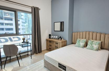 Apartment - Studio - 1 for rent in Zumurud Tower - Dubai Marina - Dubai