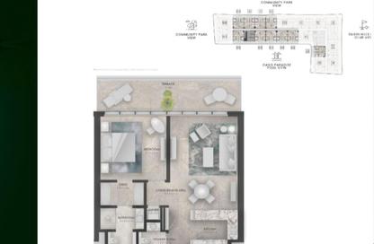 Apartment - 1 Bedroom - 2 Bathrooms for sale in Golf Residences by Fortimo - Dubai Hills Estate - Dubai Apartment - 1 Bedroom - 2 Bathrooms for sale in Golf Residences by Fortimo - Dubai Hills Estate - Dubai