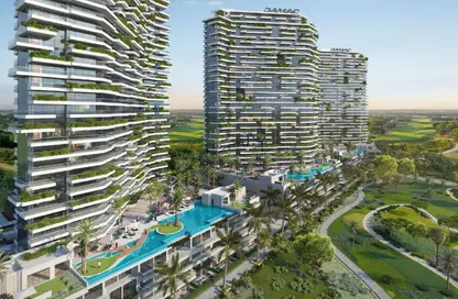 Apartment - 1 Bedroom - 2 Bathrooms for sale in Golf Greens 1 Tower A - Golf Greens 1 - Golf Greens - DAMAC Hills - Dubai