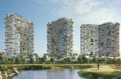 Apartment - 1 Bedroom - 2 Bathrooms for sale in Golf Greens 1 Tower A - Golf Greens 1 - Golf Greens - DAMAC Hills - Dubai