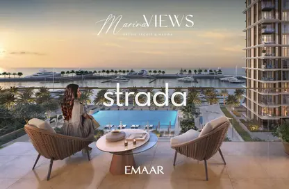 شقة - غرفة نوم - 1 حمام للبيع في مارينا فيوز تاور 3 - مارينا فيوز - ميناء راشد - دبي