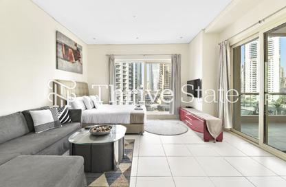Apartment - Studio - 1 Bathroom for rent in The Royal Oceanic - Dubai Marina - Dubai