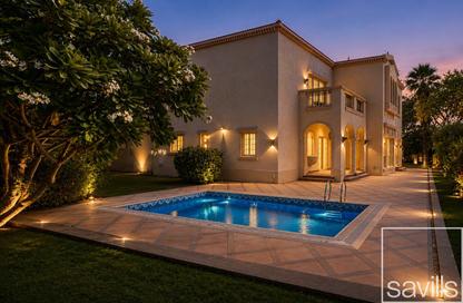 Villa - 4 - 5 for rent in Entertainment Foyer - Mediterranean Clusters - Jumeirah Islands - Dubai