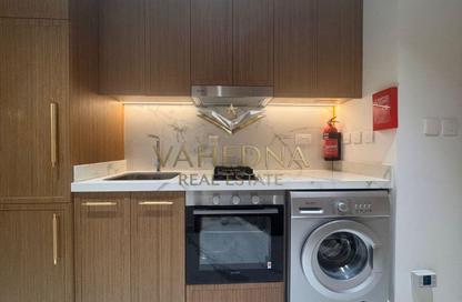 Apartment - Studio - 1 Bathroom for rent in Azizi Riviera 61 - Azizi Riviera - Meydan One - Meydan - Dubai