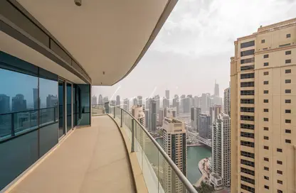 Apartment - 2 Bedrooms - 3 Bathrooms for rent in Trident Grand Residence - Dubai Marina - Dubai