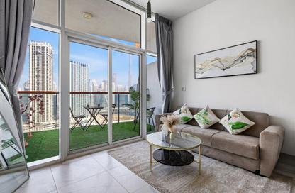 Apartment - Studio - 1 Bathroom for rent in Millennium Binghatti Residences - Business Bay - Dubai