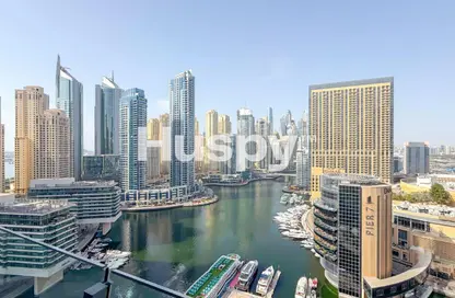 Apartment - 3 Bedrooms - 4 Bathrooms for sale in Silverene Tower A - Silverene - Dubai Marina - Dubai