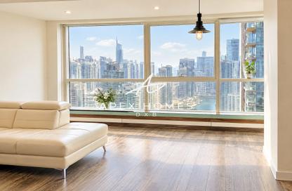 Apartment - 3 - 2 for rent in Marina Heights - Dubai Marina - Dubai