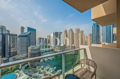 Apartment - Studio - 1 Bathroom for rent in JW Marriott Hotel Marina - Dubai Marina - Dubai