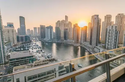 Apartment - 2 Bedrooms - 2 Bathrooms for rent in Marina Wharf 2 - Marina Wharf - Dubai Marina - Dubai