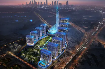 Apartment - 2 Bedrooms - 2 Bathrooms for sale in Binghatti Skyflame - Majan - Dubai Land - Dubai