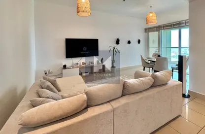 شقة - غرفة نوم - 2 حمامات للايجار في برج سولافا - دبي مارينا - دبي