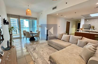 Apartment - 1 Bedroom - 2 Bathrooms for rent in Sulafa Tower - Dubai Marina - Dubai