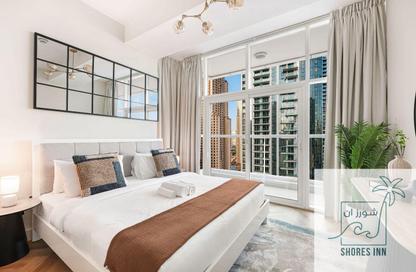 Apartment - 1 - 2 for rent in Continental Tower - Dubai Marina - Dubai