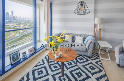 Apartment - 1 Bedroom - 2 Bathrooms for rent in Jumeirah Bay X1 - Jumeirah Bay Towers - JLT Cluster X - Jumeirah Lake Towers - Dubai