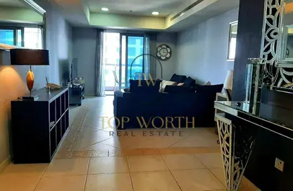 شقة - غرفة نوم - 2 حمامات للايجار في برج الأميرة - دبي مارينا - دبي