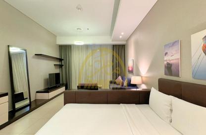 Apartment - Studio - 1 Bathroom for rent in Al Jowhara Tower - Corniche Road - Abu Dhabi
