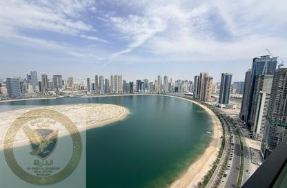 Compound - 3 Bedrooms - 4 Bathrooms for sale in Danat Al Khan Tower - Al Khan Lagoon - Al Khan - Sharjah