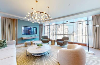 Penthouse - 4 Bedrooms - 5 Bathrooms for rent in InterContinental Dubai Marina - Dubai Marina - Dubai