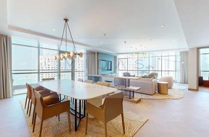 Penthouse - 4 Bedrooms - 5 Bathrooms for rent in InterContinental Dubai Marina - Dubai Marina - Dubai