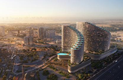 Apartment - 1 Bedroom - 2 Bathrooms for sale in Binghatti Skyflame 2 - Binghatti Skyflame - Majan - Dubai