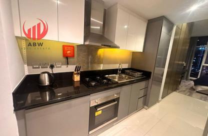 Apartment - Studio - 1 for rent in Damac Maison Prive A - Damac Maison Prive - Business Bay - Dubai