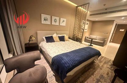 Apartment - Studio - 1 for rent in Damac Maison Prive A - Damac Maison Prive - Business Bay - Dubai Apartment - Studio - 1 for rent in Damac Maison Prive A - Damac Maison Prive - Business Bay - Dubai
