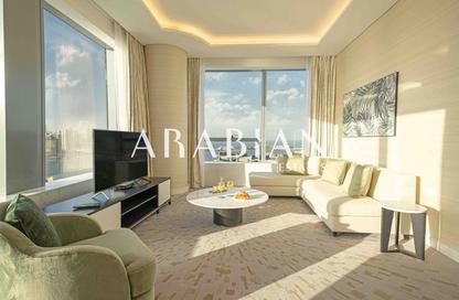 Apartment - 1 - 2 for rent in The Palm Tower - Palm Jumeirah - Dubai