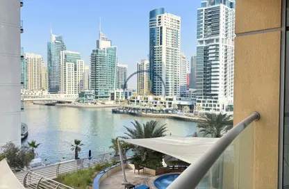 Apartment - 2 Bedrooms - 3 Bathrooms for rent in JAM Marina Residence - Dubai Marina - Dubai