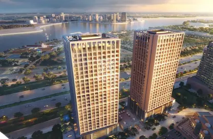 شقة - غرفة نوم - 2 حمامات للبيع في بن غاطي مونلايت - الجداف - دبي