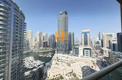 شقة - غرفة نوم - 2 حمامات للايجار في برج إسكان - دبي مارينا - دبي