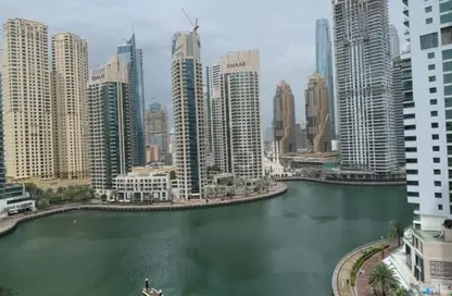 Apartment - Studio - 1 Bathroom for rent in Marina View Tower A - Marina View - Dubai Marina - Dubai