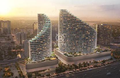 Apartment - 1 - 2 for sale in Binghatti Skyflame 1 - Binghatti Skyflame - Majan - Dubai