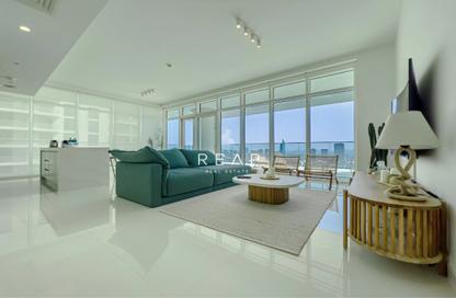 Apartment - 3 - 3 for rent in Sunrise Bay Tower 2 - Sunrise Bay - Emaar Beachfront - Dubai Harbour - Dubai