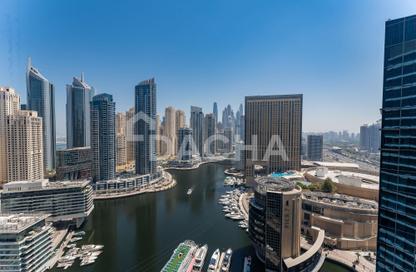 Apartment - 3 Bedrooms - 4 Bathrooms for sale in Silverene Tower A - Silverene - Dubai Marina - Dubai