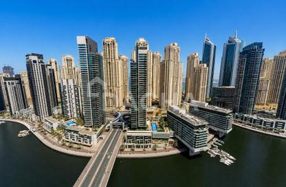 Apartment - 3 Bedrooms - 4 Bathrooms for sale in Silverene Tower A - Silverene - Dubai Marina - Dubai