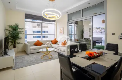 Apartment - 3 Bedrooms - 4 Bathrooms for rent in Skyview Tower - Dubai Marina - Dubai