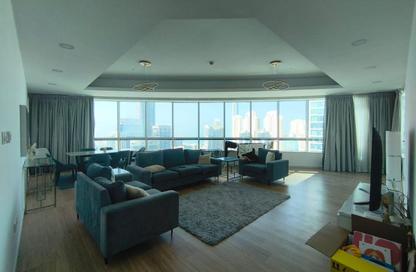 Apartment - 4 Bedrooms - 4 Bathrooms for rent in Horizon Tower - Dubai Marina - Dubai