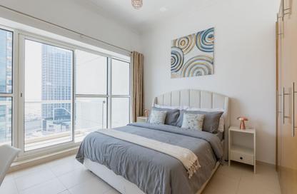 Apartment - 1 - 1 for rent in Mayfair Tower - Business Bay - Dubai