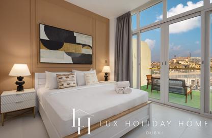 Apartment - Studio - 1 Bathroom for rent in Palm Views East - Palm Views - Palm Jumeirah - Dubai