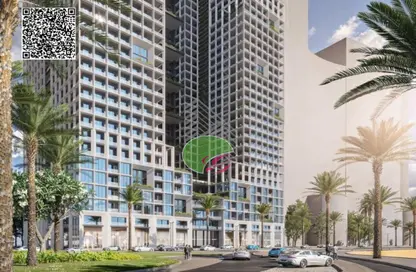 شقة - غرفة نوم - 2 حمامات للبيع في برج موجان - طريق كورنيش عجمان - عجمان