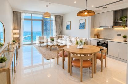 Apartment - 2 - 2 for rent in Sunrise Bay Tower 1 - Sunrise Bay - Emaar Beachfront - Dubai Harbour - Dubai