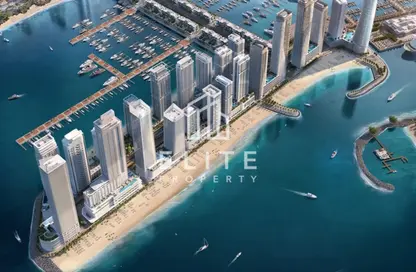شقة - غرفة نوم - 1 حمام للبيع في برج باي فيو 1 - بايفيو - إعمار بيتشفرونت - دبي هاربور - دبي
