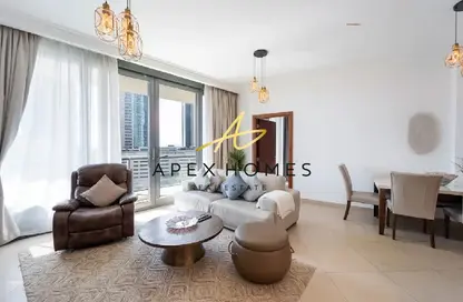 Apartment - 2 Bedrooms - 3 Bathrooms for rent in Burj Vista Tower 2 - Burj Vista - Downtown Dubai - Dubai