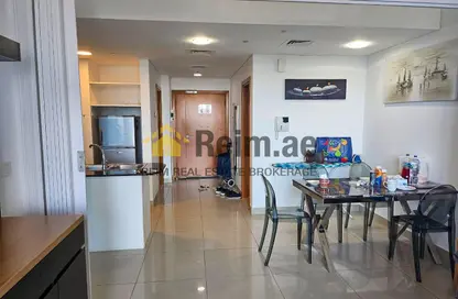 شقة - غرفة نوم - 2 حمامات للايجار في أوشن هايتس - دبي مارينا - دبي