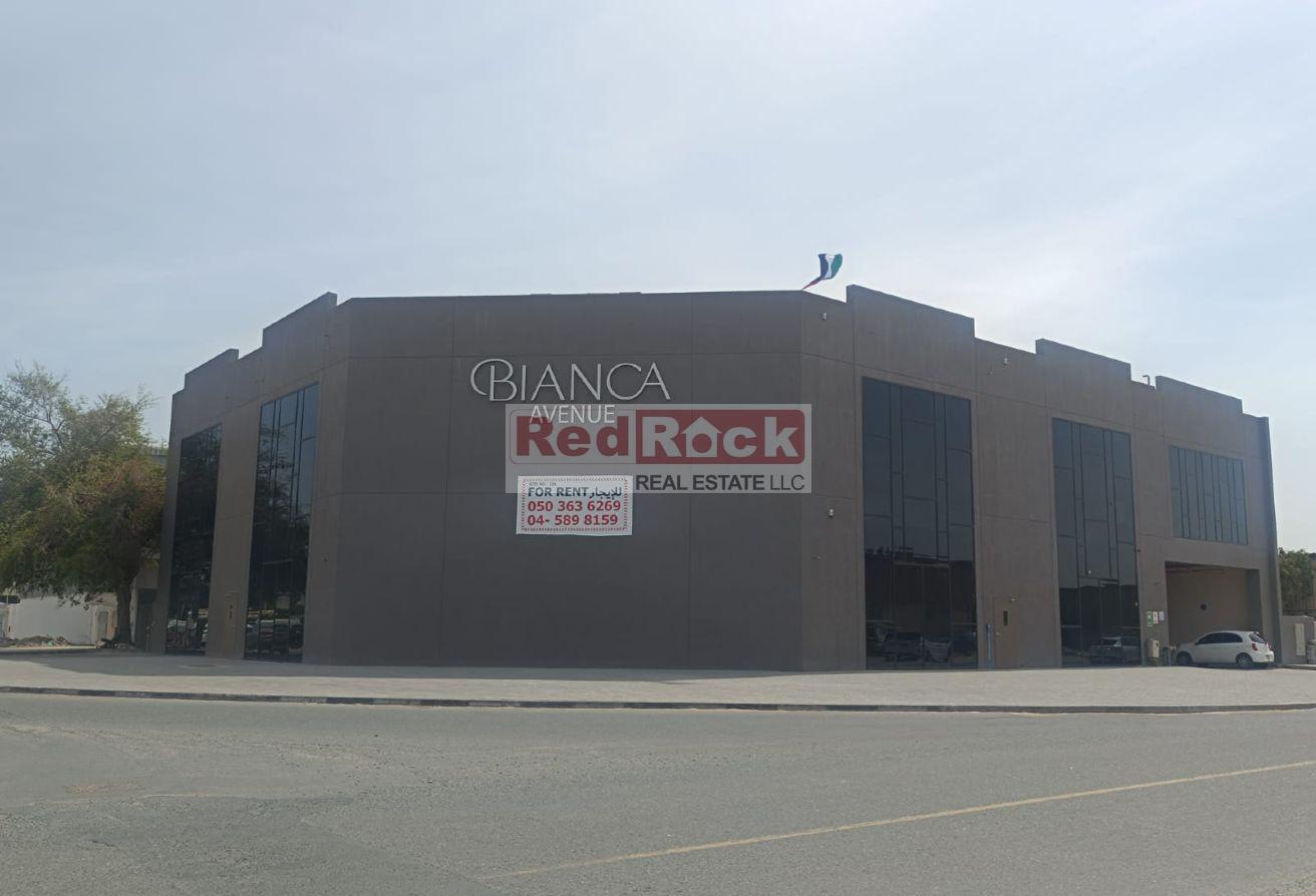 Classic Warehouse cum Showroom Full Glass Facade