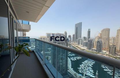 Apartment - 2 Bedrooms - 4 Bathrooms for rent in Opal Tower Marina - Dubai Marina - Dubai