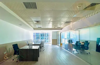 Office Space - Studio - 1 Bathroom for rent in The Prism - Business Bay - Dubai